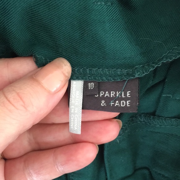 Sparkle & fade urban outfitters paper bag shorts - Picture 3 of 5